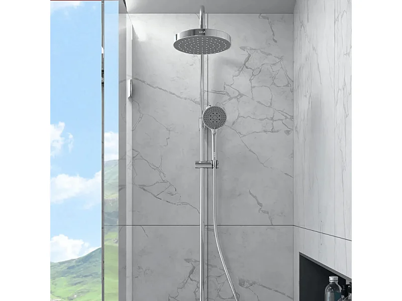 Colonne bain douche thermostatique VitrA Aquaheat Joy 220