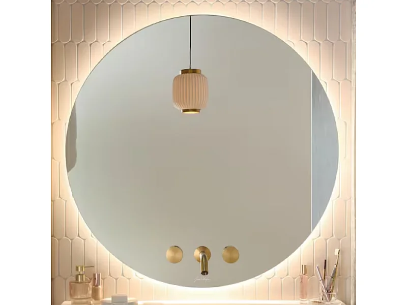 Miroir LED rond JACOB DELAFON Grands Boulevards 3 trous