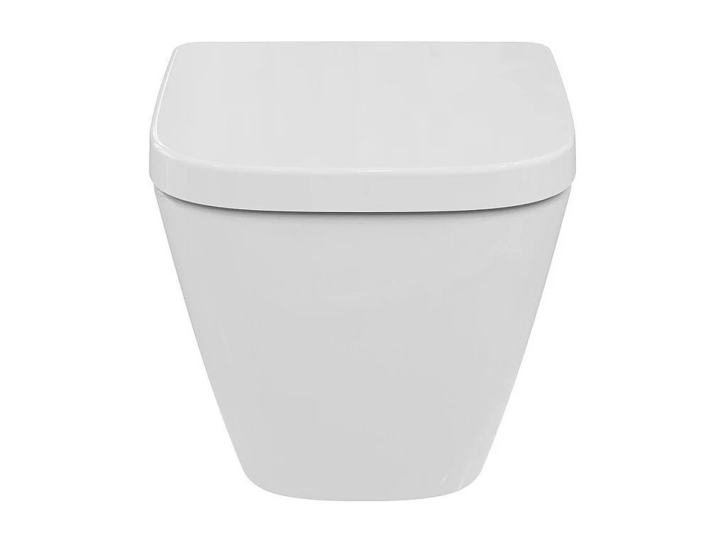 WC suspendu compact sans bride IDEAL STANDARD I.Life S RimLS+ avec abattant frein de chute