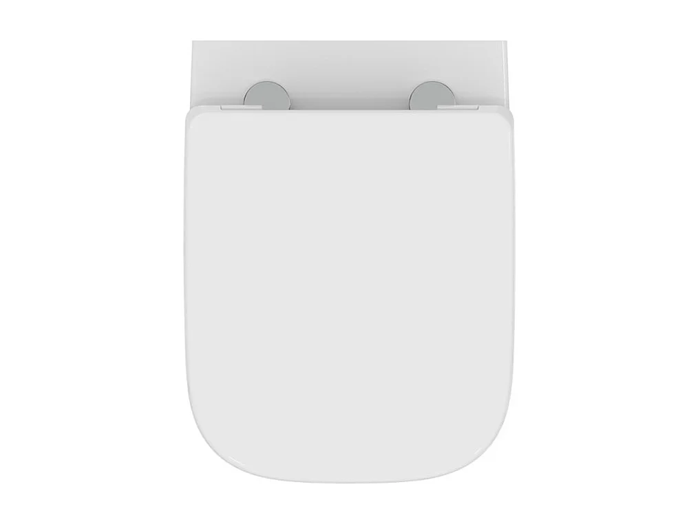 WC suspendu compact sans bride IDEAL STANDARD I.Life S RimLS+ avec abattant frein de chute