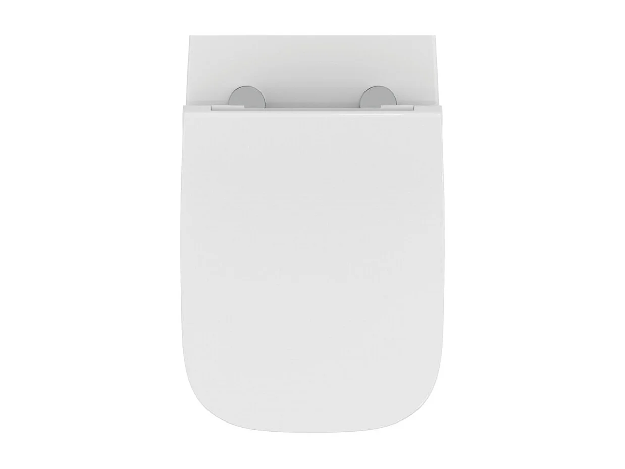 WC suspendu sans bride IDEAL STANDARD I.Life B RimLS+ avec abattant frein de chute