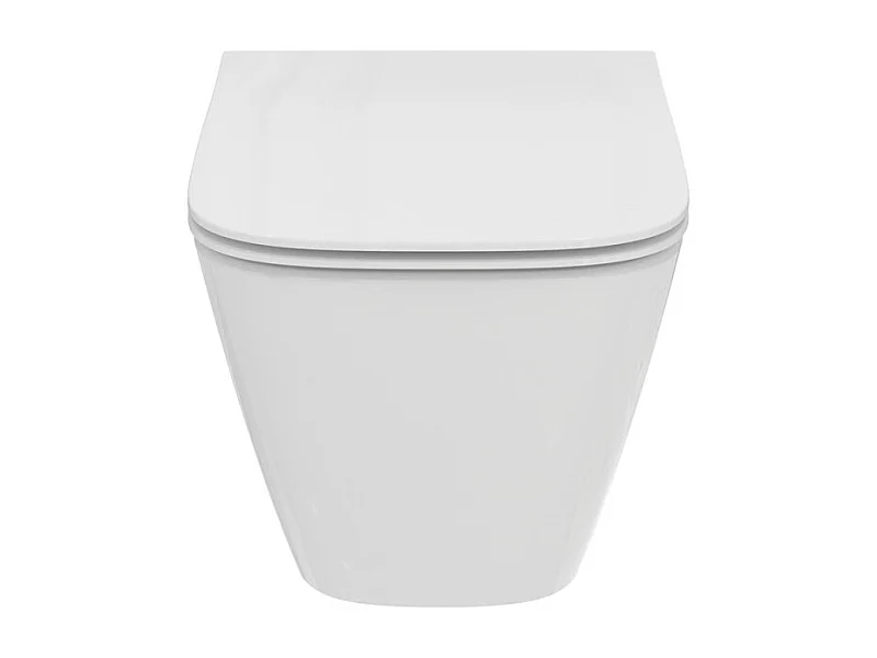 WC suspendu sans bride IDEAL STANDARD I.Life B RimLS+ avec abattant frein de chute