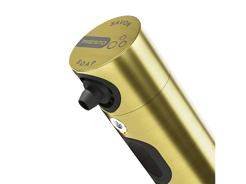 Distributeur de savon infrarouge 1L PRESTO Linea or brossé