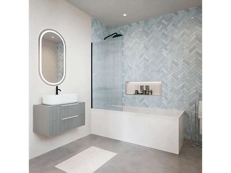 Pare bain gauche AURYS Raywall noir