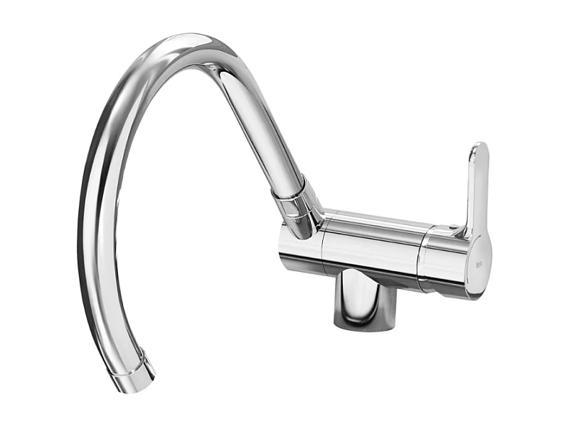 Robinet cuisine bec haut rabattable ROCA L20 chromé