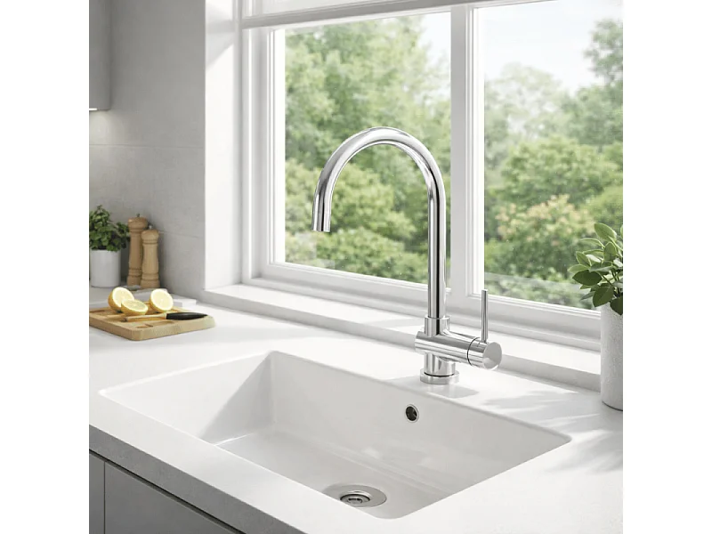 Robinet cuisine rabattable VITRA Masterline chromé