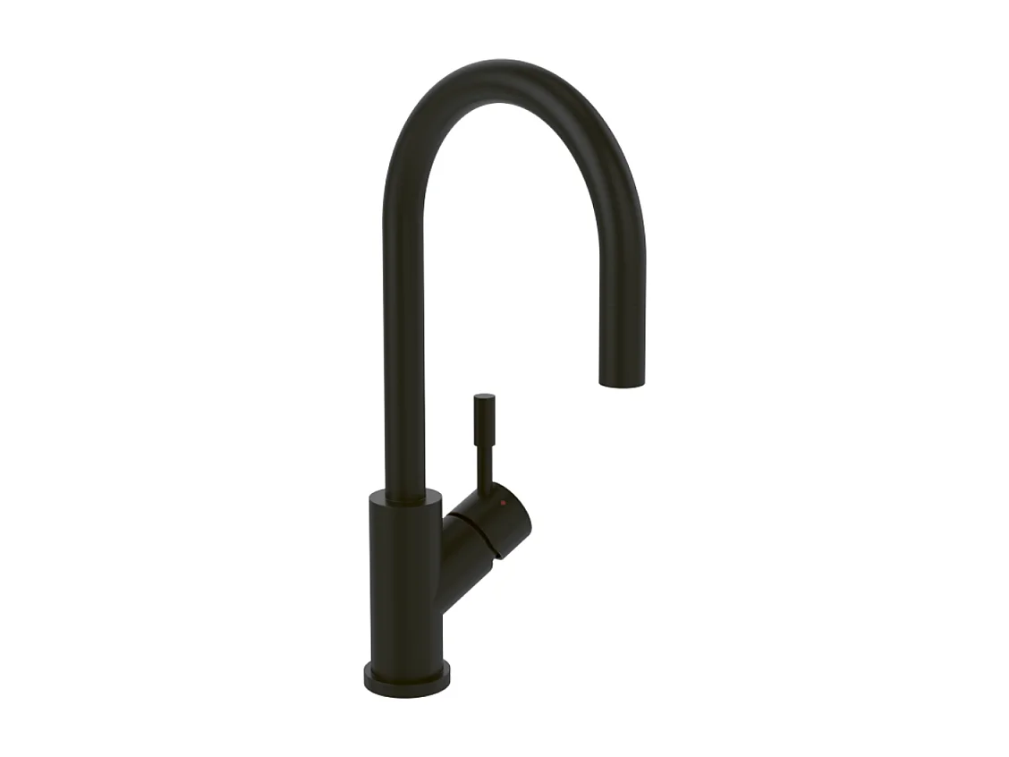 Robinet cuisine VILLEROY ET BOCH Umbrella flex noir mat
