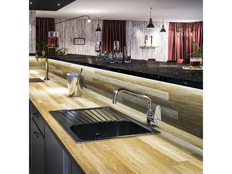 Mitigeur de cuisine pro sur plage pour bar PRESTO Chef Chrome