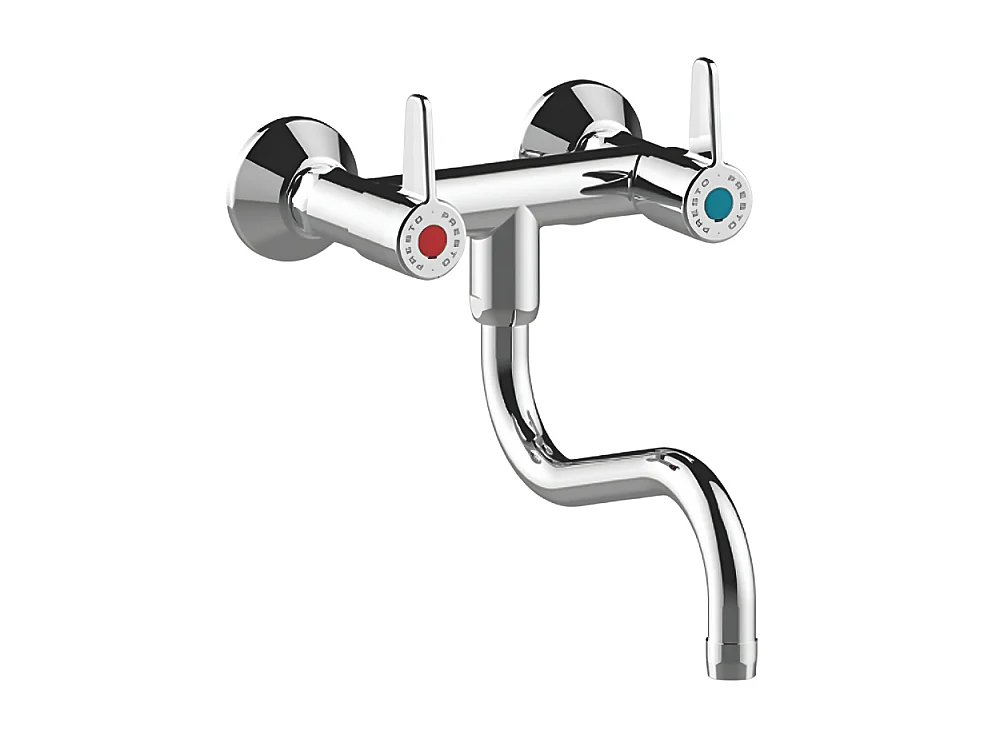 Robinet de cuisine mural PRESTO Chef Chrome