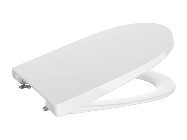 Abattant WC compact rond ROCA Ona blanc brillant