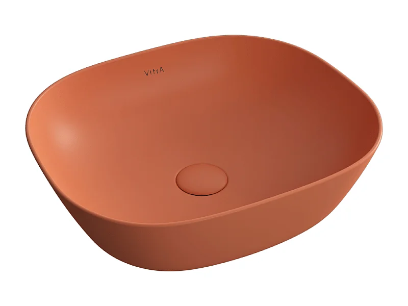 Vasque à poser VITRA Plural VitrA Clean terre rouge mat