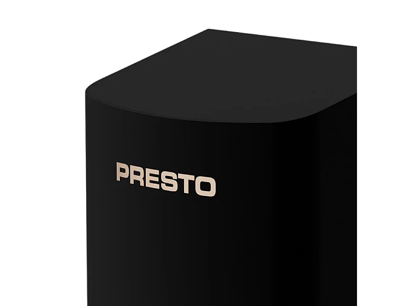 Sèche-mains sans contact mural compact PRESTO Linea noir mat