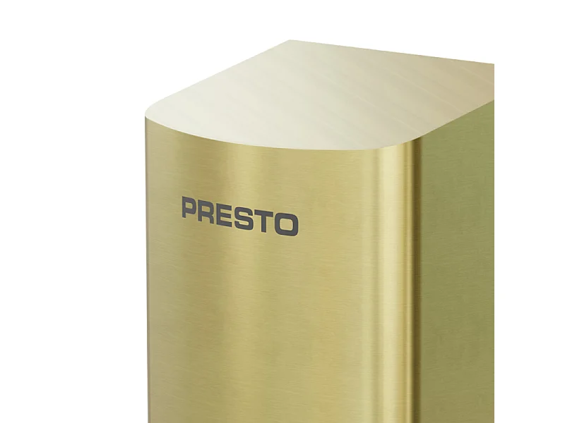 Sèche-mains sans contact mural compact PRESTO Linea or brossé