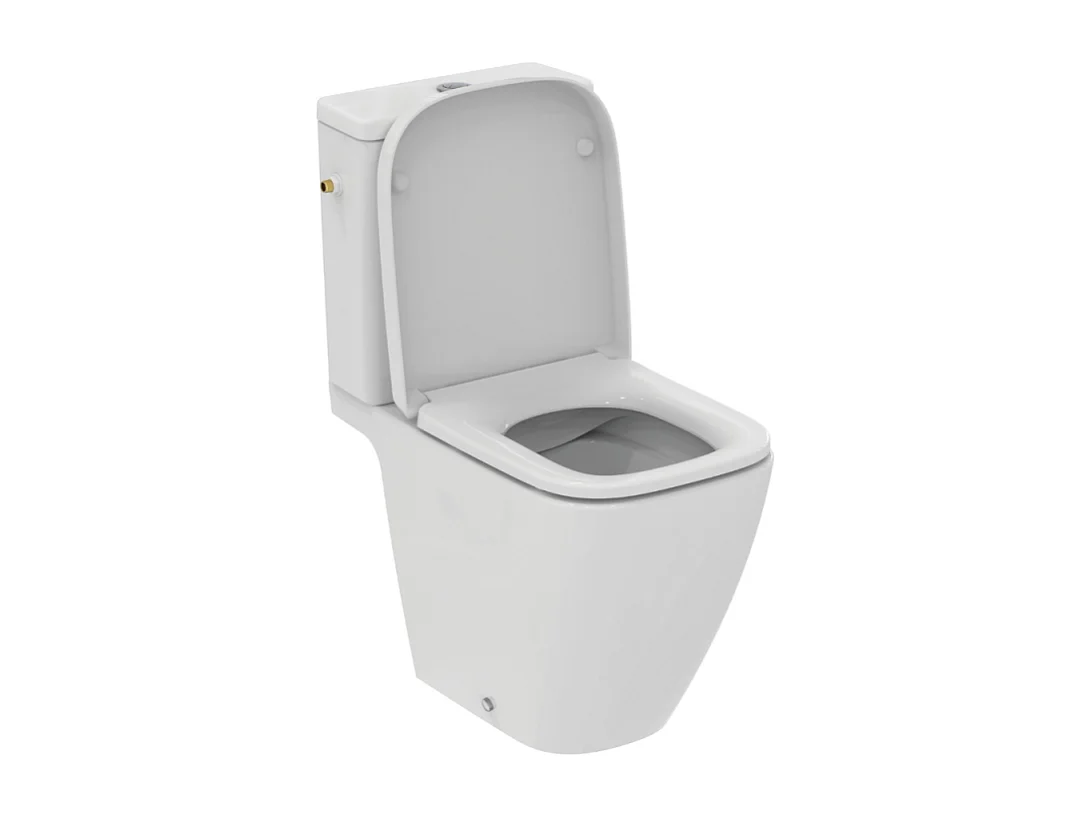 WC à poser sans bride sortie horizontale IDEAL STANDARD I.Life S avec abattant frein de chute