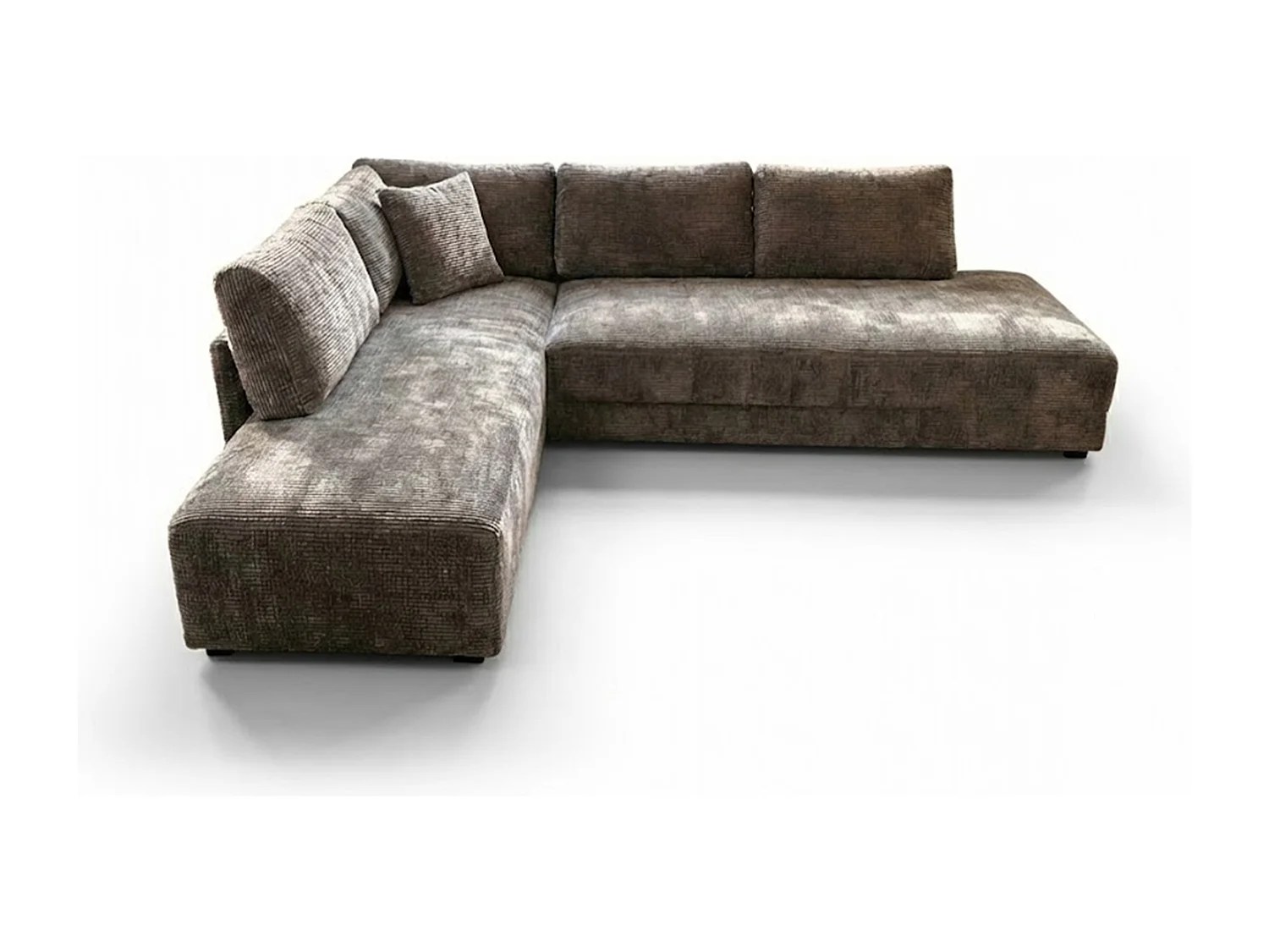 Schlafsofa - Grau Flachgewebe - SADIRA