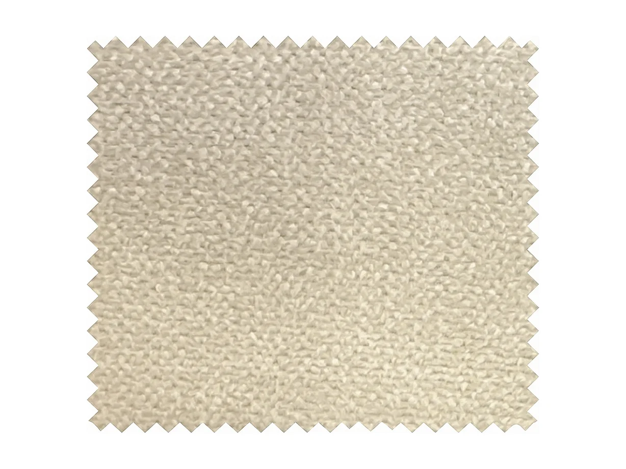 Sofá - blanco crema tejido plano - AMINA