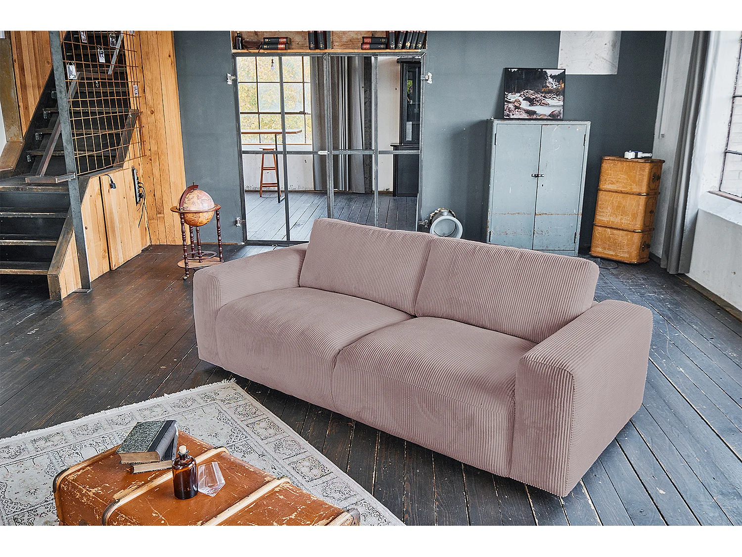 Sofa - Pink Cord - BODHI
