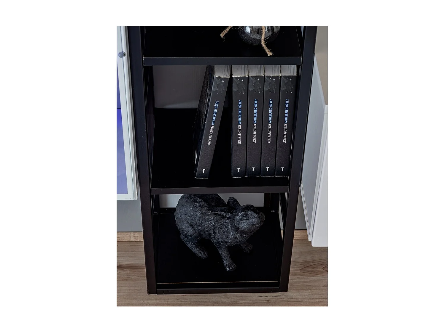 Étagère colonne collection SWITCH - Cadre en métal noir - style industriel