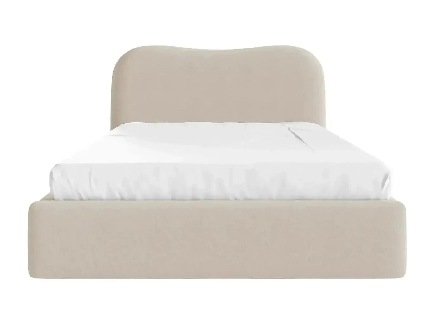 JULIETTE - Lit coffre 140x200cm - Beige