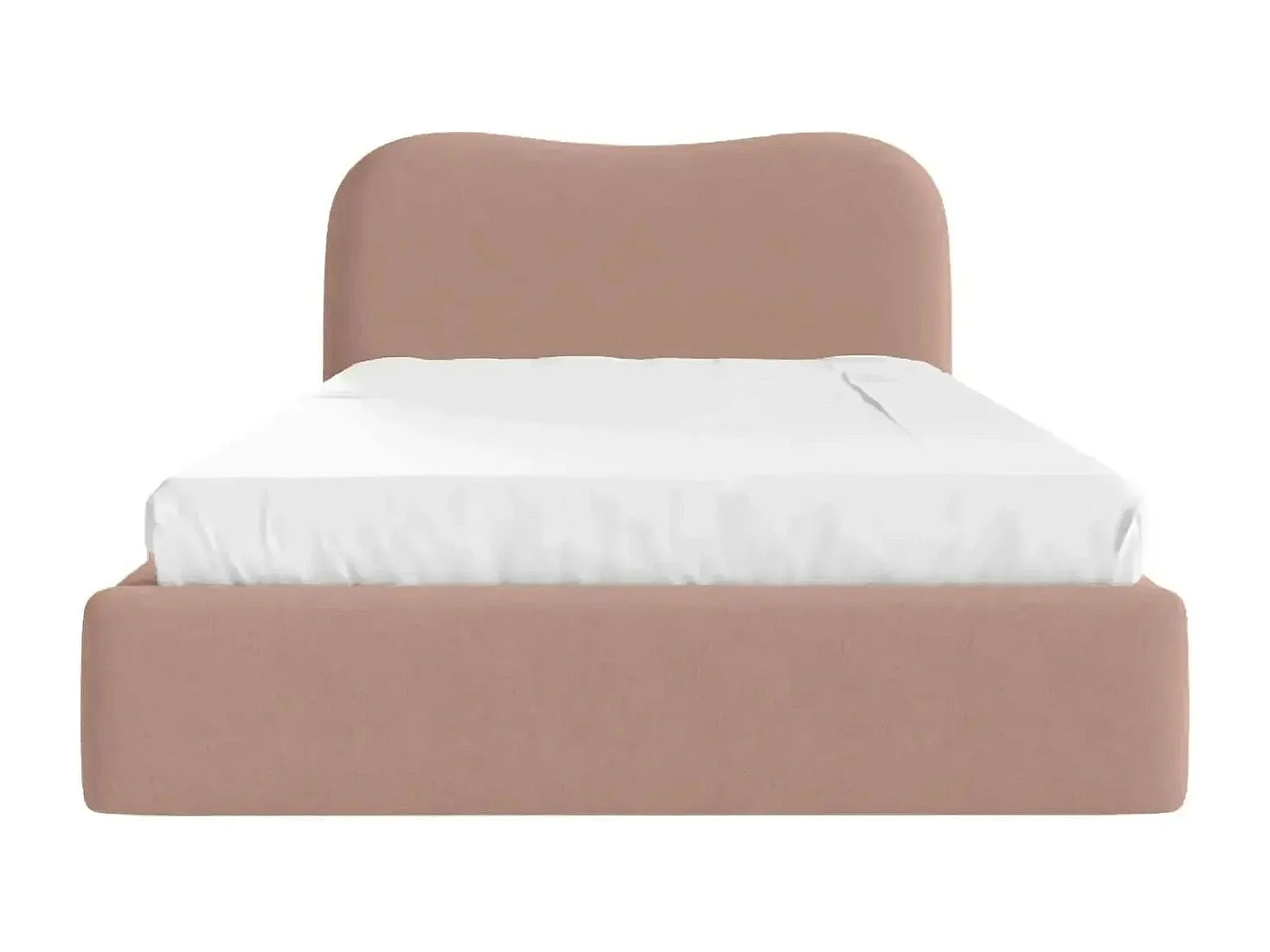 JULIETTE - Lit coffre 160x200cm - Rose