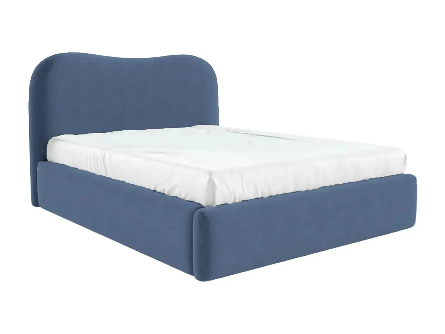 JULIETTE - Lit coffre 180x200cm - Bleu