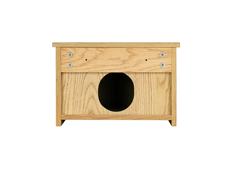 Szafka pod umywalkę wiszącą MINEA szer. 40 x wys. 26,6 x gł. 30 cm z efektem dębu ryflowanego
