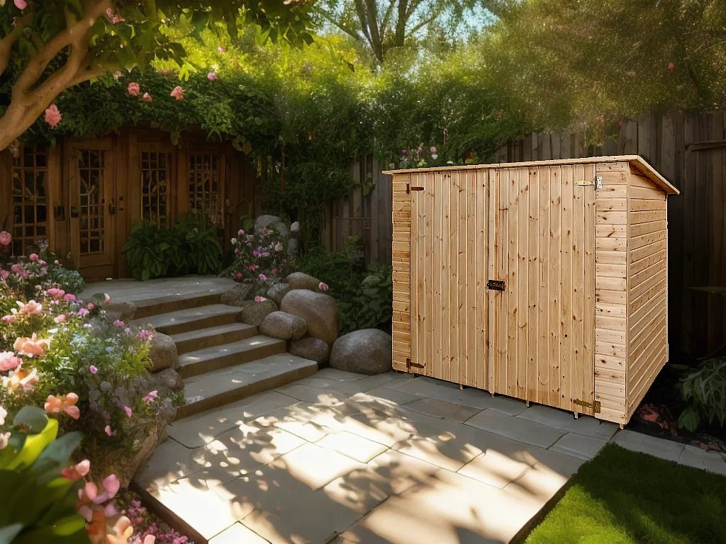 Habrita Abri mural 2,37 m² bois massif - ed 2012.01