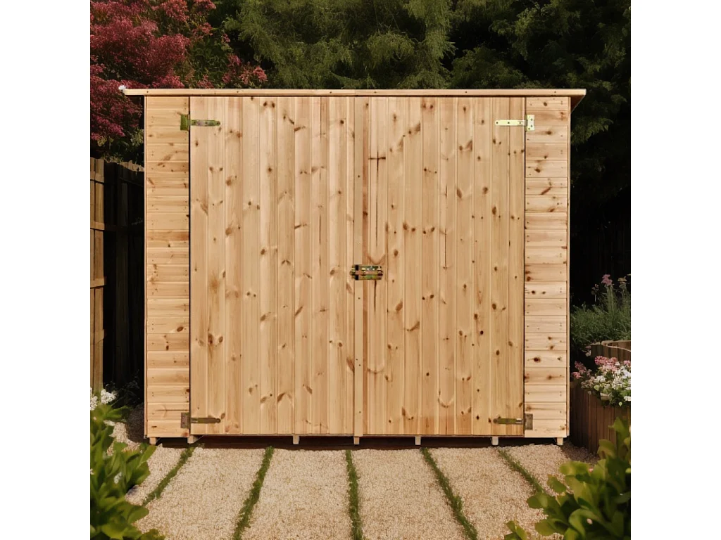 Habrita Abri mural 2,37 m² bois massif - ed 2012.01