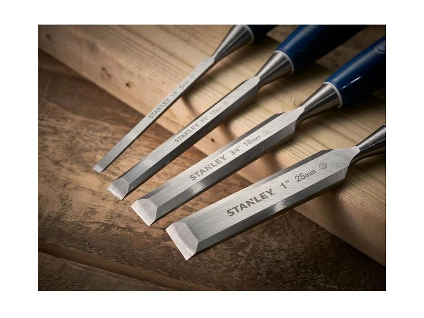 STANLEY 4 ciseaux a bois ABS