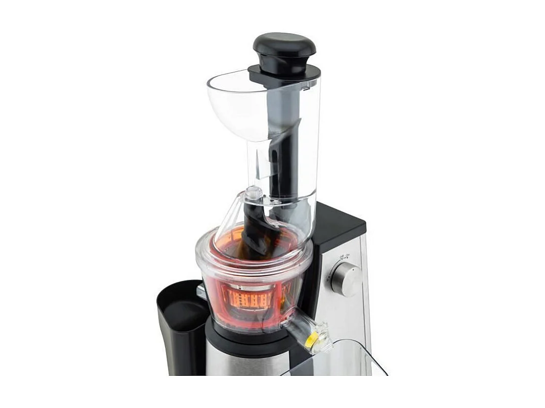 Extrator de suco vertical H.Koenig GSX18 inox 1200W, 1,18L, filtro programável, manutenção de aquecimento