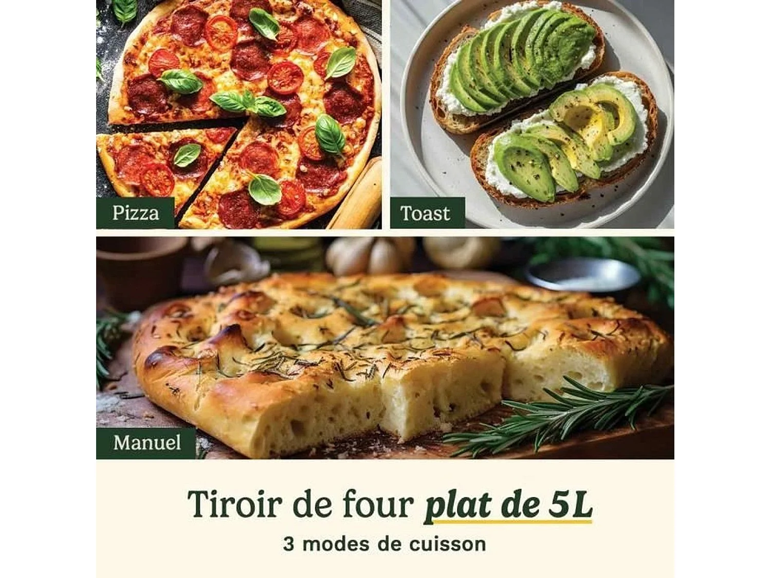 Friteuse sans huile CUISINART - Airfryer AFT13XSSE - Capacité 13,6L - Double cuves + 1 tiroir - Noir / Inox - 2400W