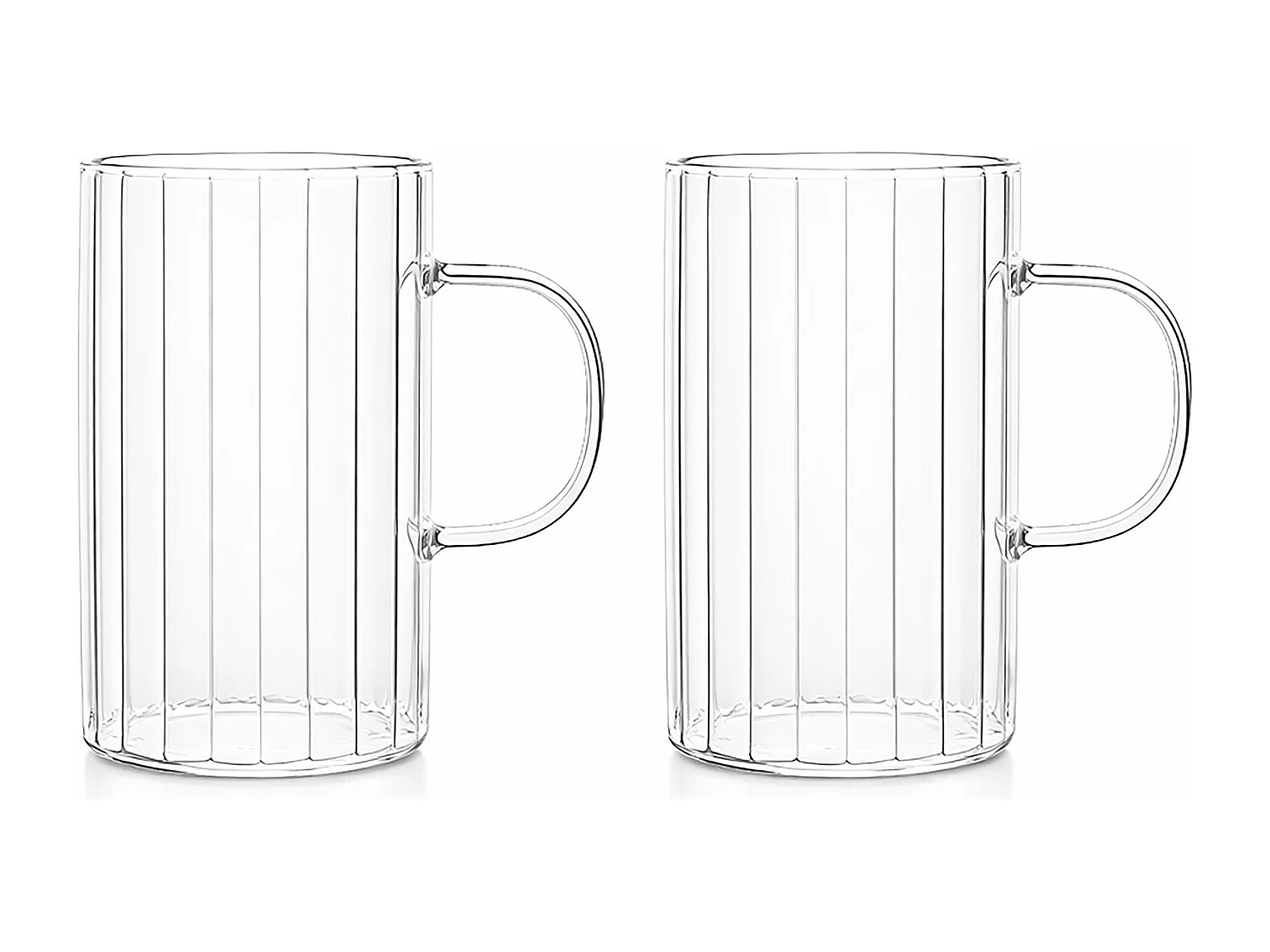 Ogo Living - Lot 2 Tasses Leia 35cl En Verre Borosilicate Avec Anse