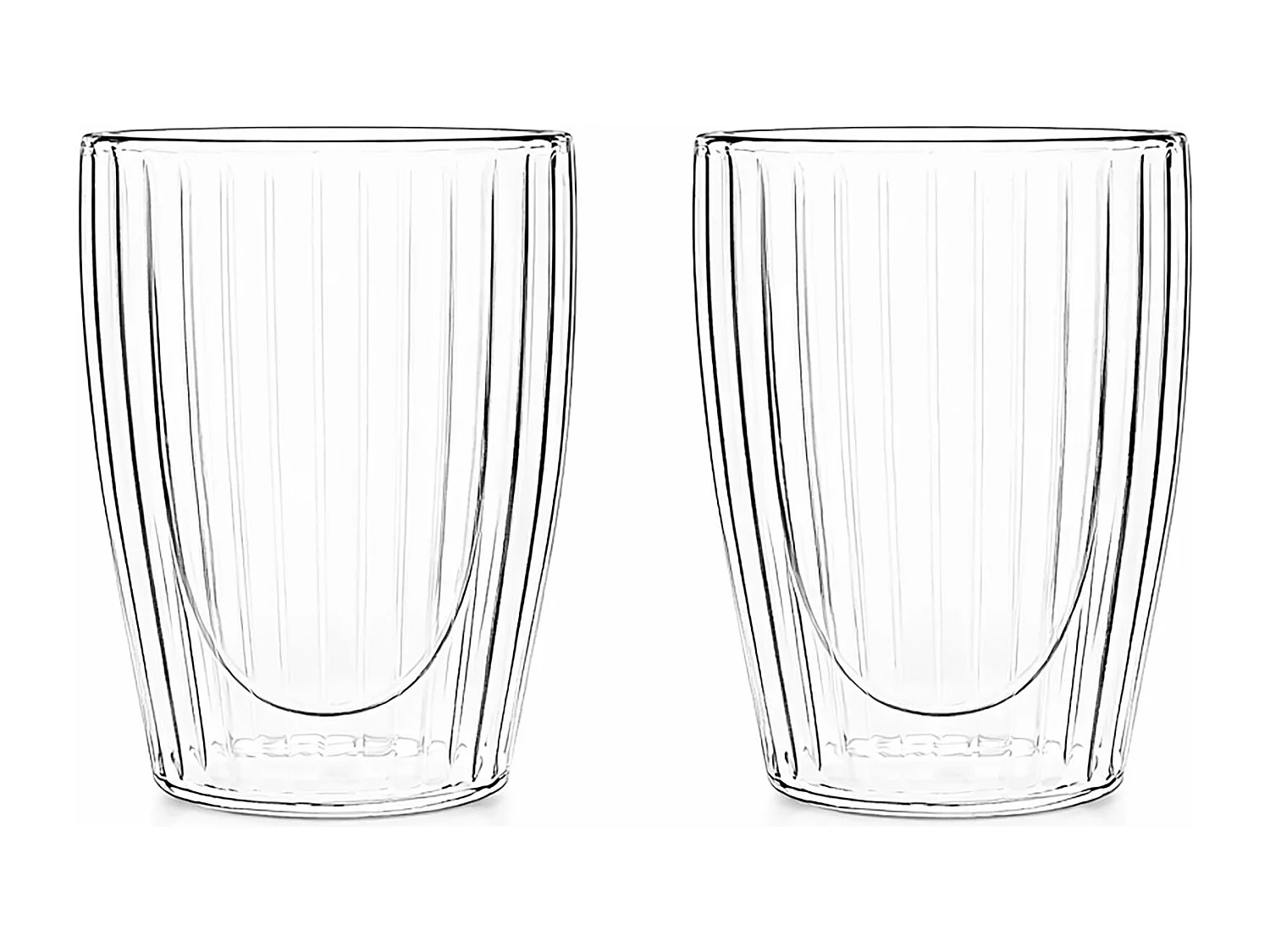 Ogo Living - Lot 2 Tasses Hera 35cl En Verre Borosilicate Double Paroi