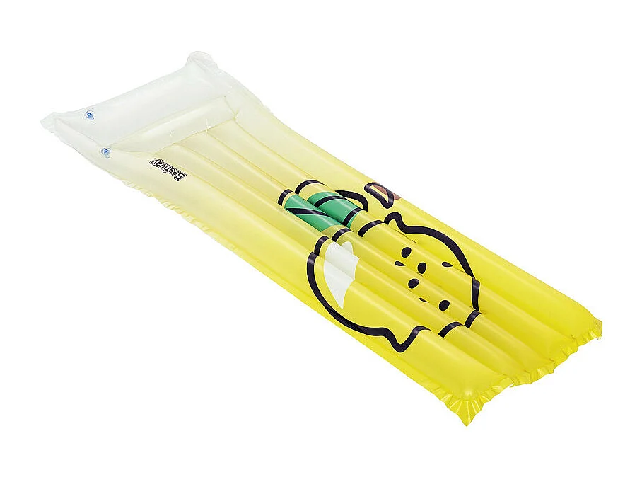 Matelas Gonflable Citron Bestway 183x54 cm - Confort et Fun pour Piscine