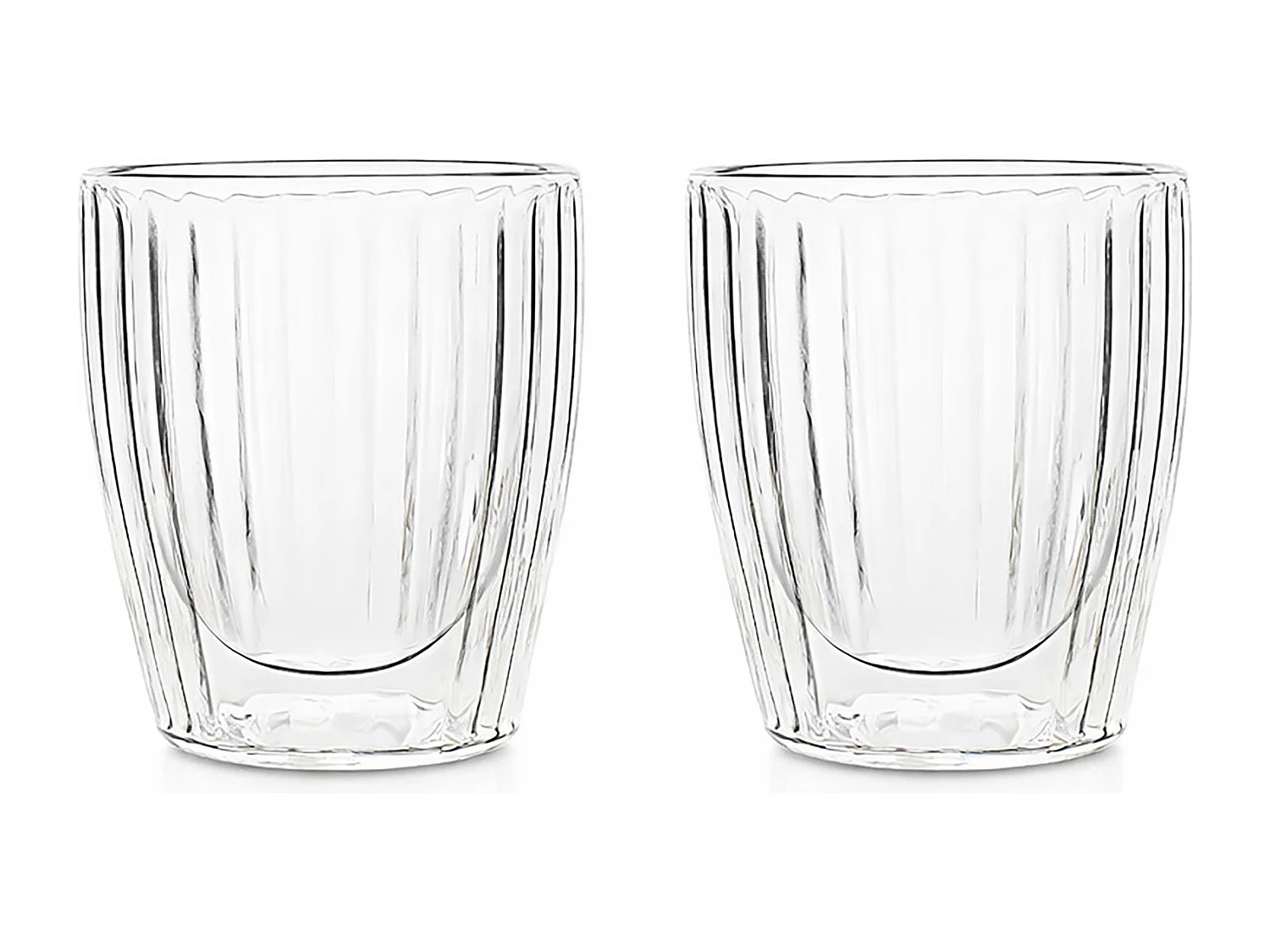 Ogo Living - Lot 2 Tasses Hera 12cl En Verre Borosilicate Double Paroi