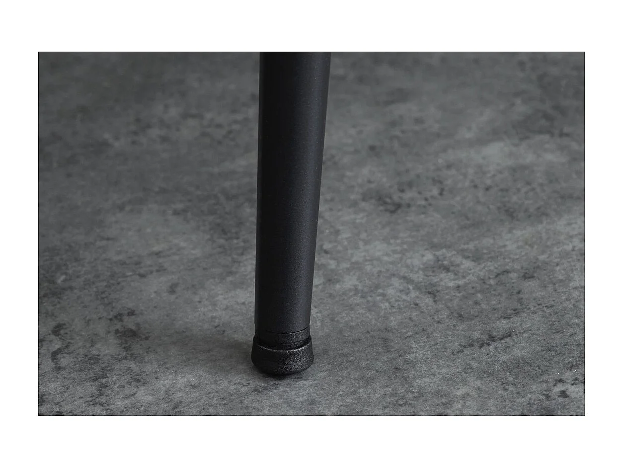 Eettafel CALDERO 120 cm – Eigentijdse tafel in wild eiken look en metaal