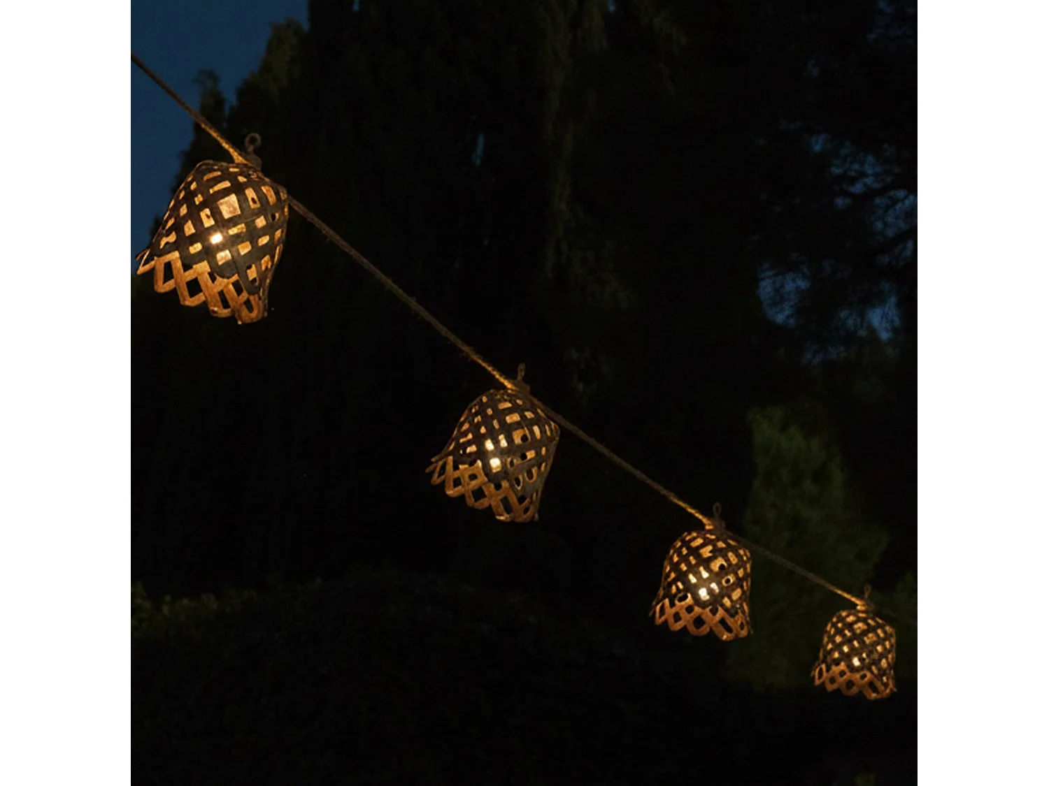 Guirlande solaire NOYA HYBRID 10 ampoules 8M