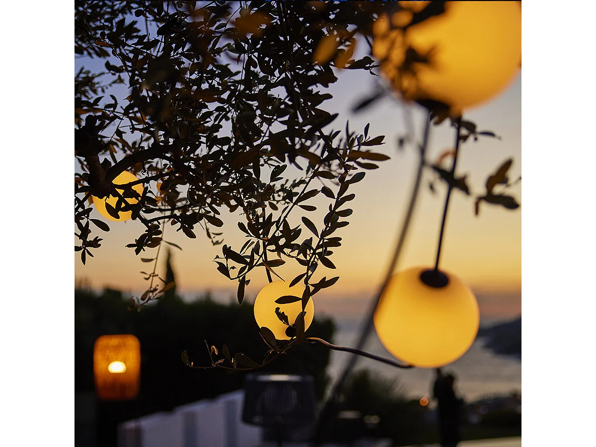 Guirlande connectable BOLLY LIGHT 12 boules 11M