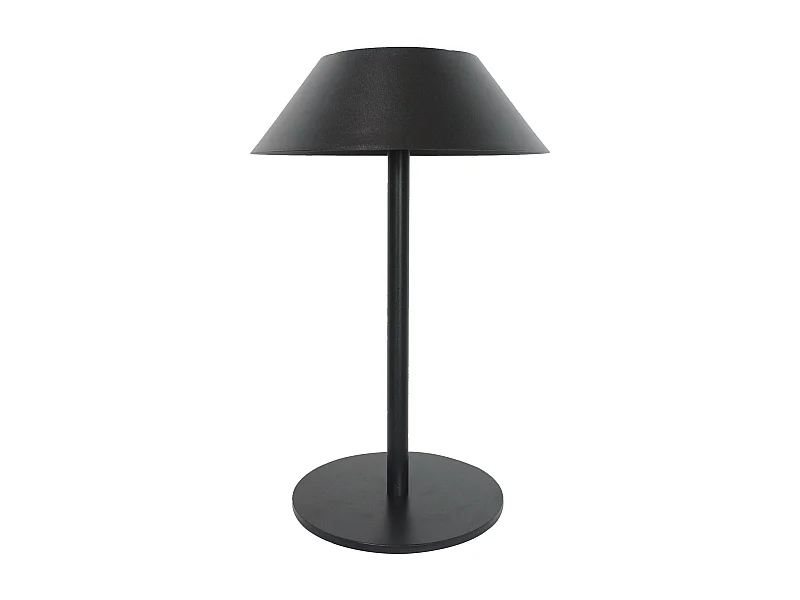 Lampe de table solaire NERIO SMALL en acier noir H31cm