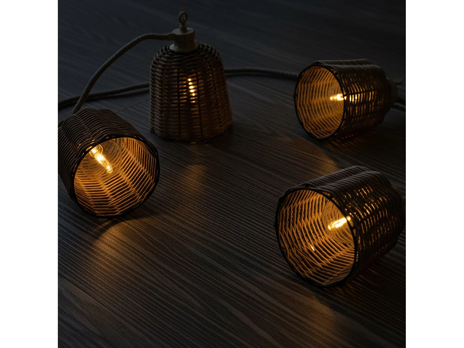 Guirlande solaire FORMENTERA HYBRID 10 ampoules 8M