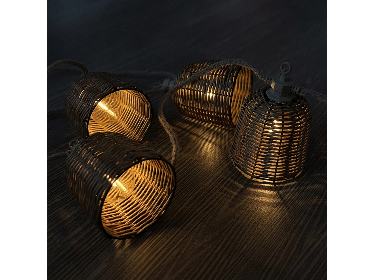 Guirlande solaire FORMENTERA HYBRID 10 ampoules 8M