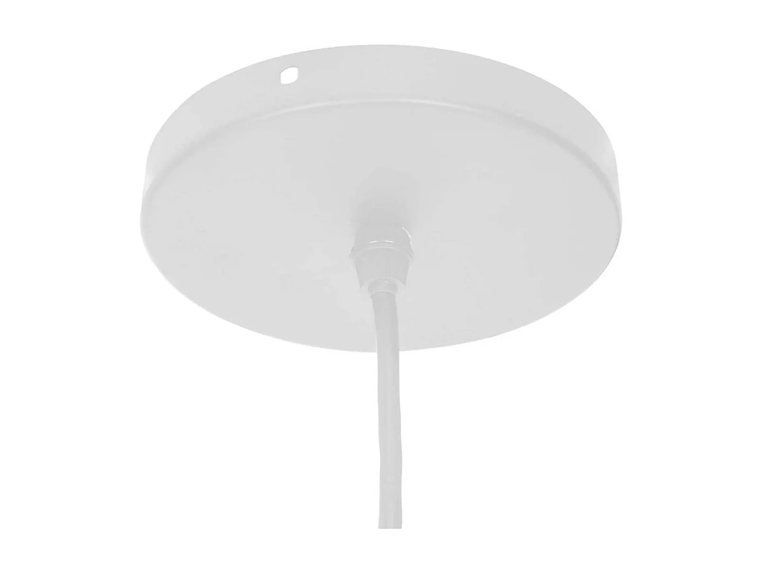 Luminaire suspension ovale en bambou naturel - Diamètre 46 x Profondeur 22 cm