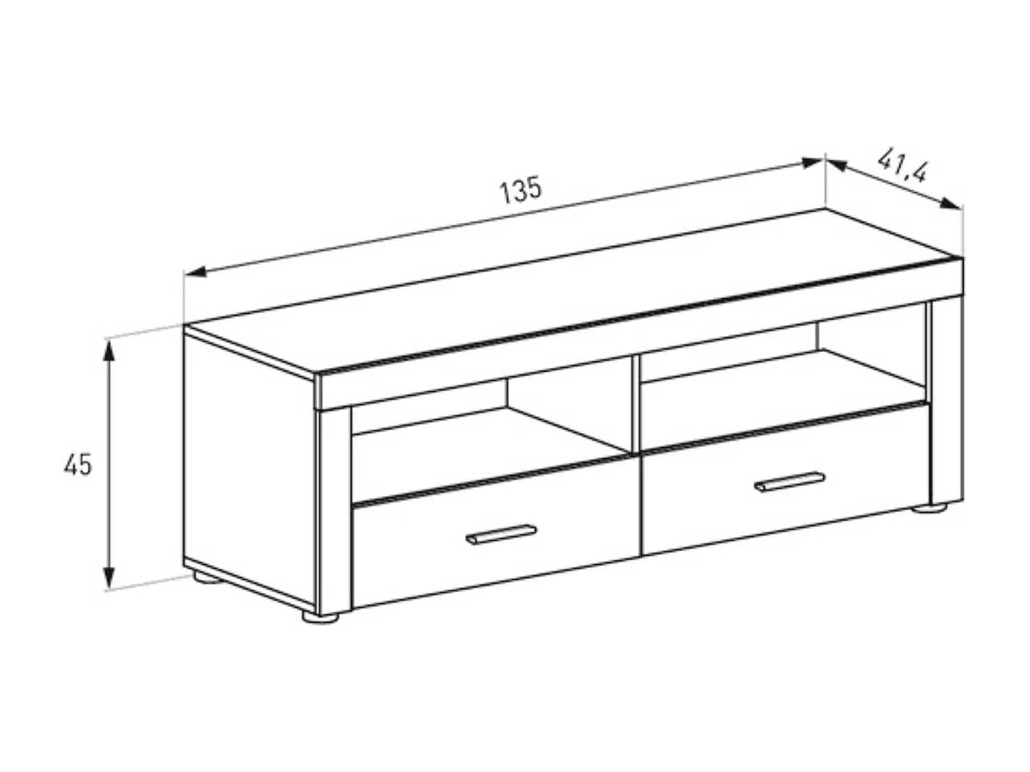 Mueble de Comedor, Mueble Televisión, Acabado en Color Cañón, Medidas: 230 cm (Ancho) x 212 cm (Alto) x 41,4 cm (Fondo) + Mesa Centro Elevable 45,2x100x50