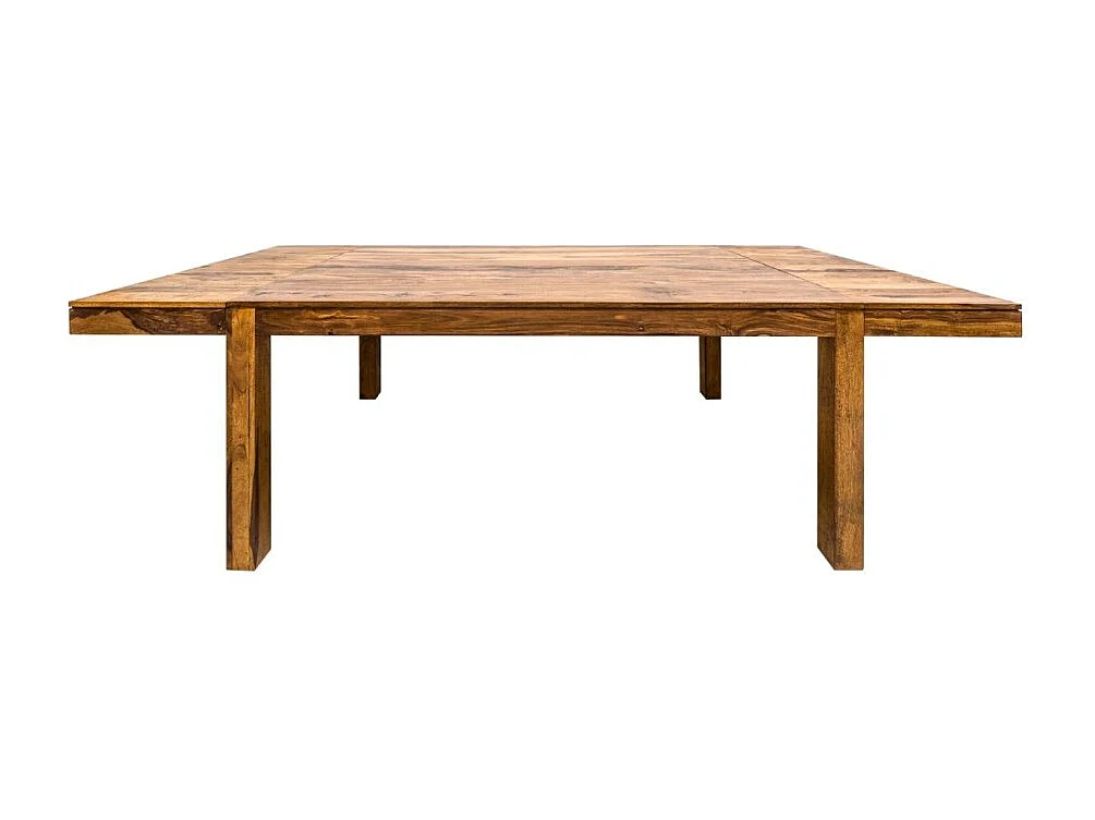 Table de salle à manger TAVINA 160–240 cm – Table extensible en bois massif de Sheesham verni