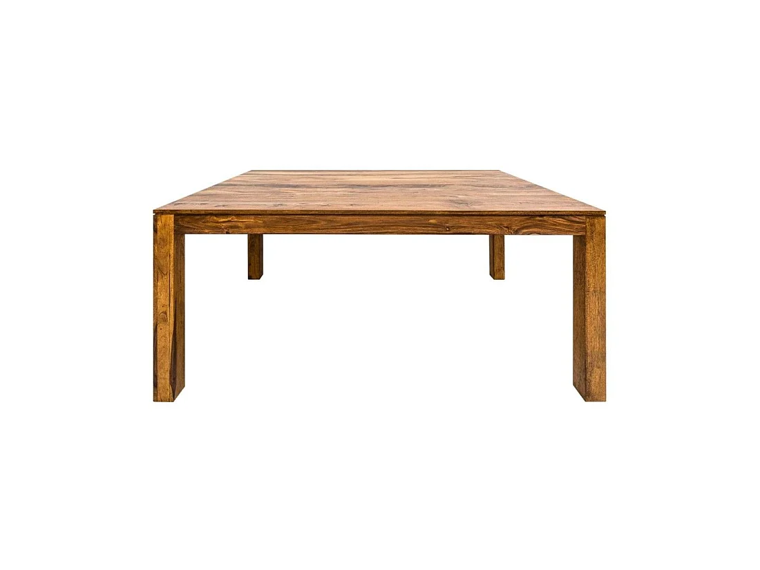 Table de salle à manger TAVINA 160–240 cm – Table extensible en bois massif de Sheesham verni