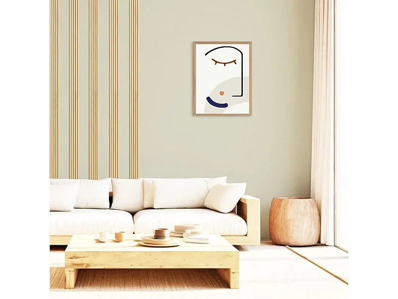 Kit de 10 moulures murales - demi-ronds - Pin abouté - 10x(120x10cm) - Prêt à coller et peindre - Fabrication française