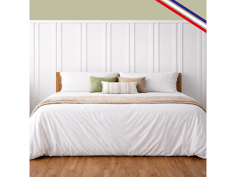 Kit de moulures murales en bois à 16 tasseaux de 150 cm - Pin des Landes - Prêt à coller et peindre - Iris - 2 mètres - Fabrication française