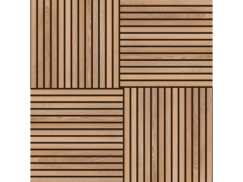 Lot de 2 panneaux de douche en PVC (90x220 & 120x220 cm) effet bois + profilés noir - Wabi Sabi - Marron et noir