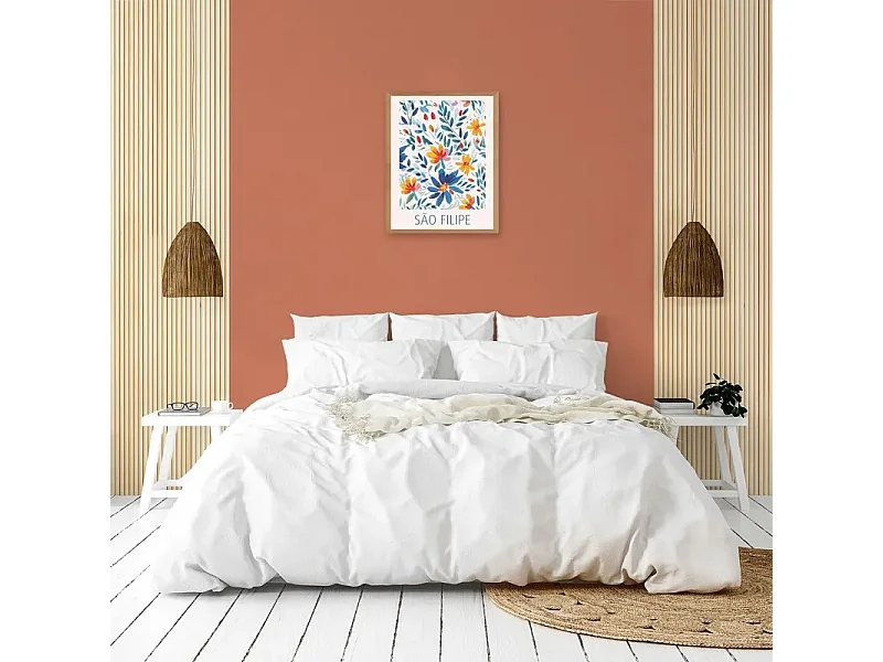 Kit de 20 moulures murales - demi-ronds - Pin abouté - 20x(120x10cm) - Prêt à coller et peindre - Fabrication française