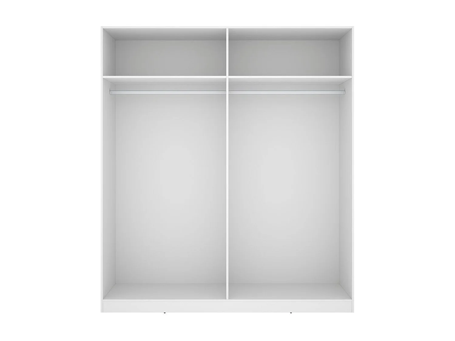 Armario Emax 4 puertas abatibles blanco 203,5x182,1x51,4 cm